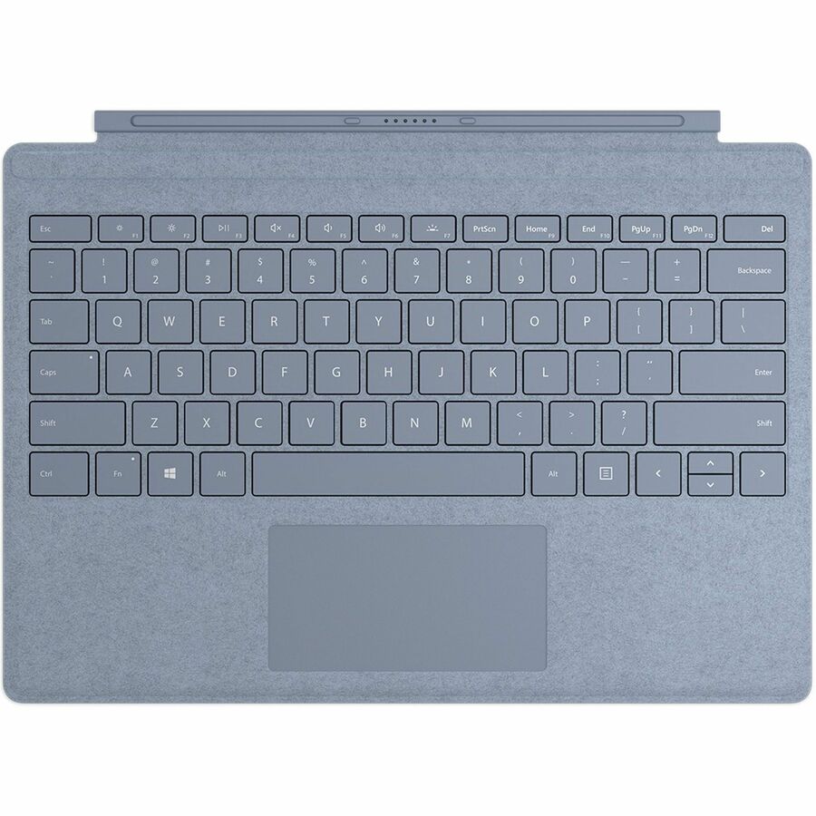 Étui clavier/housse Microsoft Signature pour tablette Surface Pro (5e génération), Surface Pro 4, Surface Pro 6, Surface Pro 7, Surface Pro 7+, Surface Pro 3 - Bleu glacier FFQ-00122