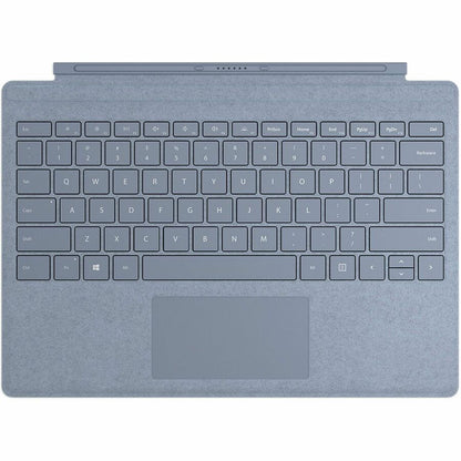 Étui clavier/housse Microsoft Signature pour tablette Surface Pro (5e génération), Surface Pro 4, Surface Pro 6, Surface Pro 7, Surface Pro 7+, Surface Pro 3 - Bleu glacier FFQ-00122
