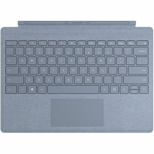 Étui clavier/housse Microsoft Signature pour tablette Surface Pro (5e génération), Surface Pro 4, Surface Pro 6, Surface Pro 7, Surface Pro 7+, Surface Pro 3 - Bleu glacier FFQ-00122