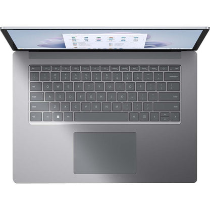 Ordinateur portable Microsoft Surface Laptop 5 15" à écran tactile - Intel Core i7 12e génération i7-1265U - Plateforme Intel Evo - 16 Go - SSD 256 Go - Clavier anglais, français - Platinum RIA-00002