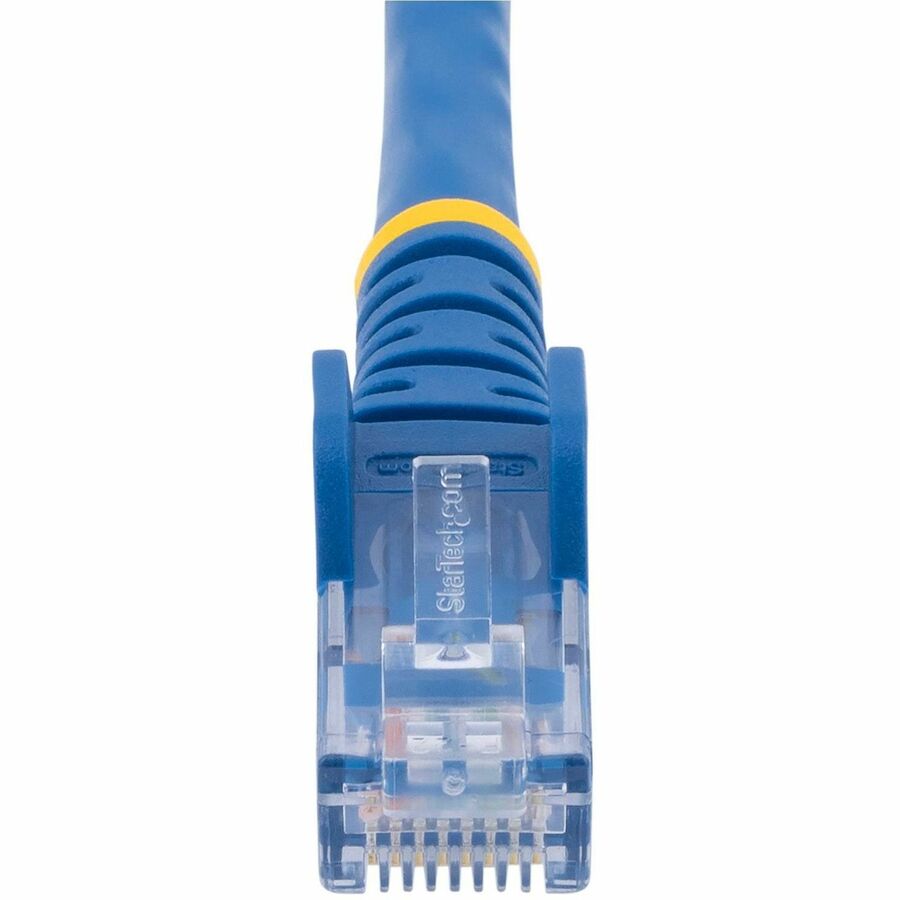 Câble Ethernet CAT6 StarTech.com de 30 cm - Lot de 10 - Certifié ETL - Cordon de raccordement CAT6 bleu - Connecteurs RJ45 anti-accrocs - 24 AWG - UTP N6PATCH1BL10PK