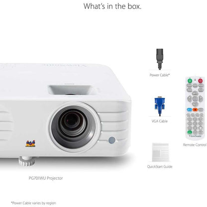 Projecteur DLP ViewSonic PG701WU - 16:10 - Blanc PG701WU