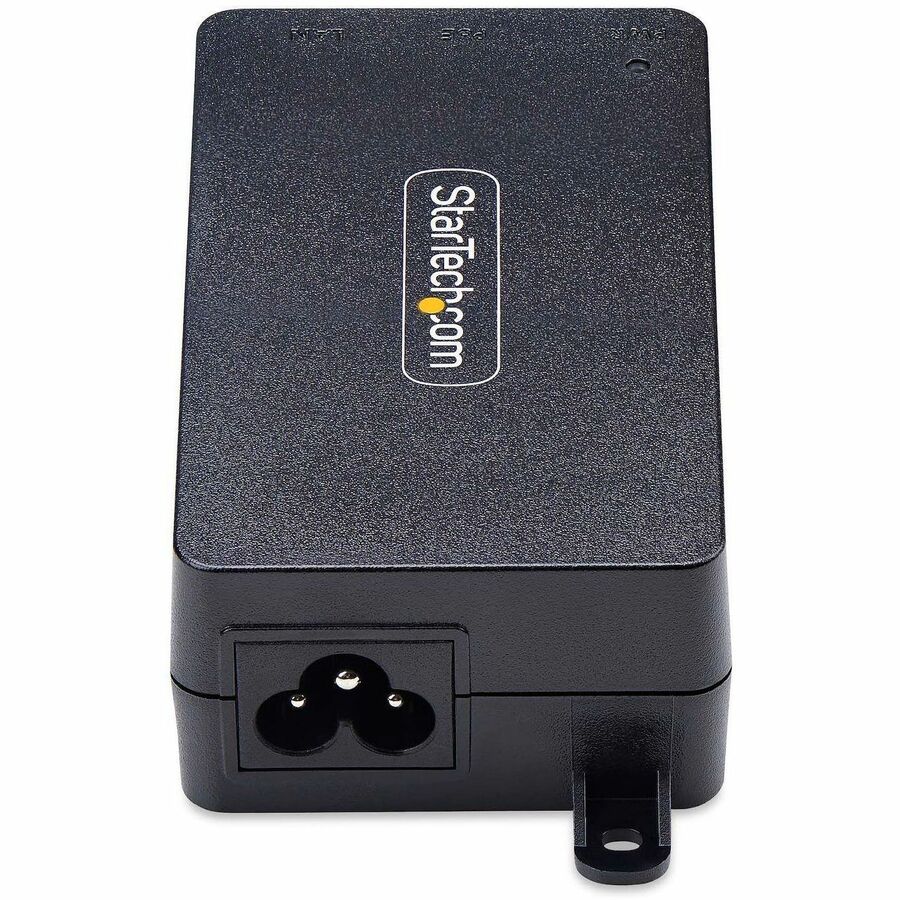 StarTech.com Injecteur PoE+ 2,5 GbE à 1 port, Ethernet multi-Gigabit 10 M/100 M/1G/2,5 G, Midspan PoE/PoE+ (802.3af/802.3at), 30 W, non géré AF212C-POE-INJECTOR