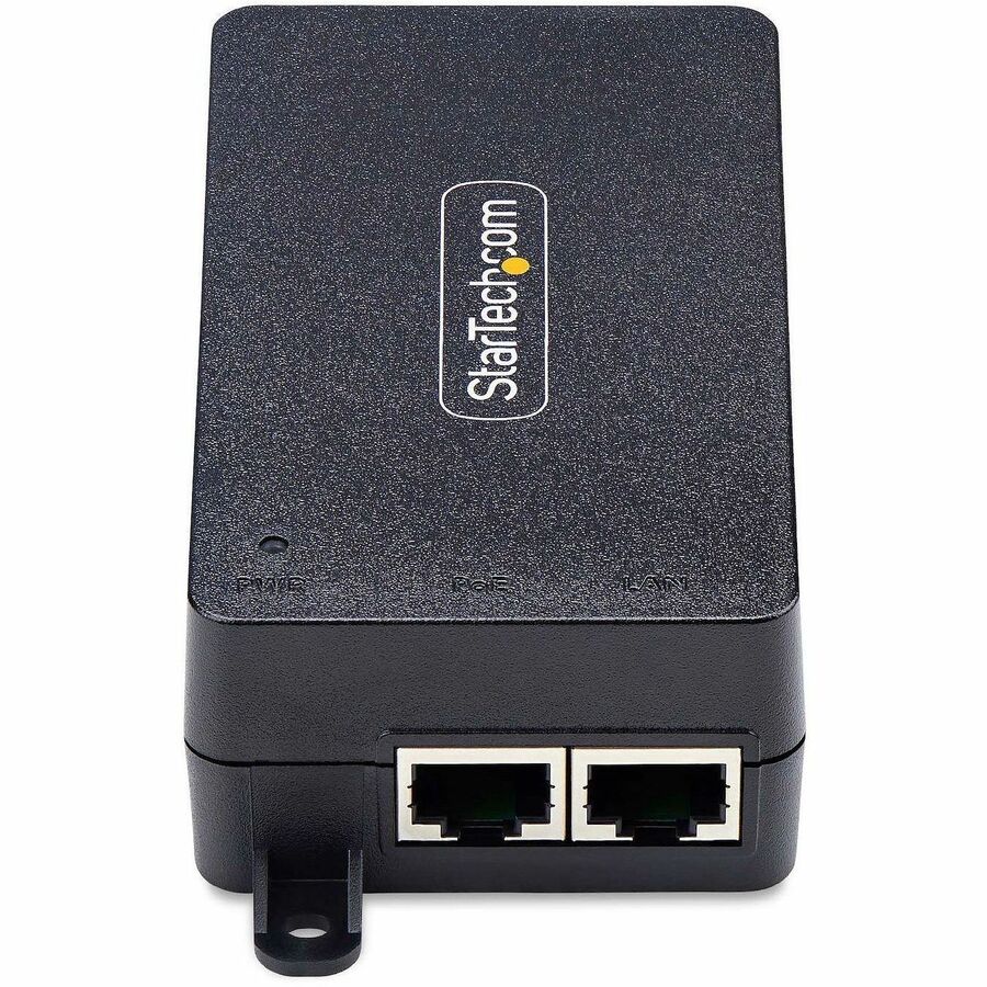 StarTech.com Injecteur PoE+ 2,5 GbE à 1 port, Ethernet multi-Gigabit 10 M/100 M/1G/2,5 G, Midspan PoE/PoE+ (802.3af/802.3at), 30 W, non géré AF212C-POE-INJECTOR
