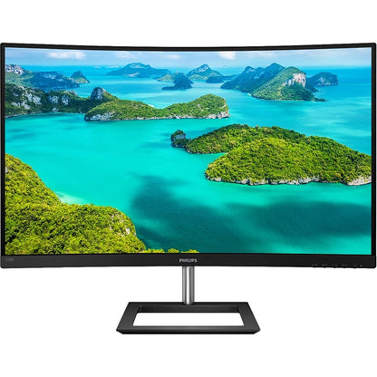 Philips 328E1CA 32" Class 4K UHD Curved Screen LCD Monitor - 16:9 - Black, Textured Black 328E1CA