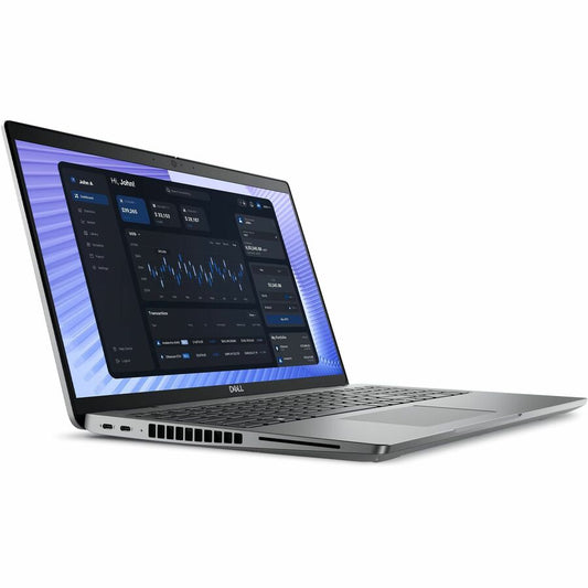 Station de travail mobile Dell Precision 3000 3590 15,6" - Full HD - Intel Core Ultra 7 165H - Technologie vPro - Plateforme Intel Evo - 16 Go - SSD 256 Go - Clavier anglais (États-Unis) - Gris Titan YFM2G