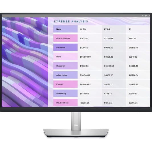 Moniteur LCD WUXGA Dell P2423 24 pouces - 16:9 - Noir, Argent DELL-P2423