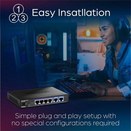 Commutateur 10G à 6 ports TRENDnet TEG-S762