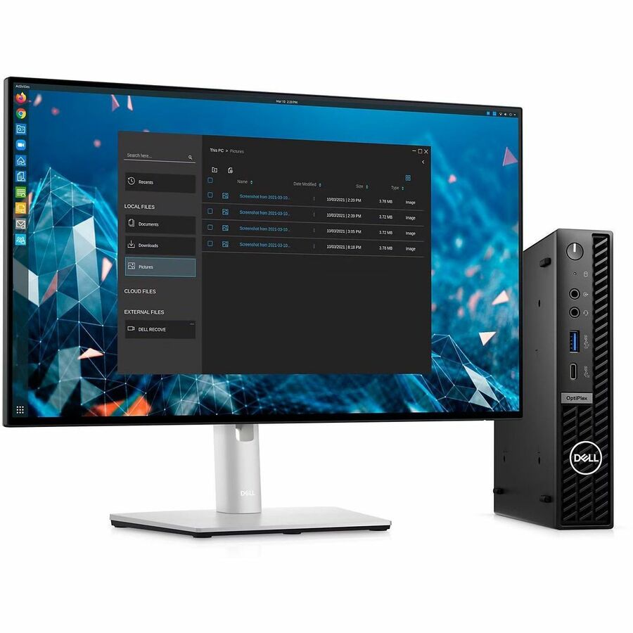 Ordinateur de bureau Dell OptiPlex 7000 7020 Plus - Intel Core i7 14e génération i7-14700T - Technologie vPro - 32 Go - SSD 512 Go - Micro PC - Noir VTG9M