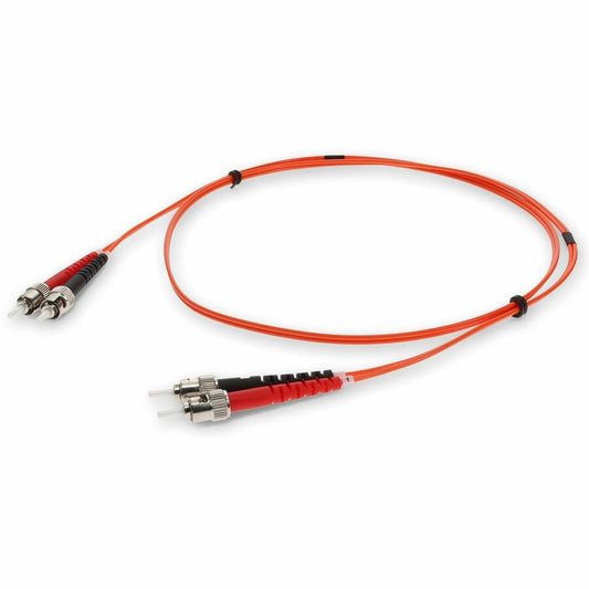 Câble de raccordement orange duplex ST/ST OM1 en fibre multimode (MMF) AddOn 1 m ADD-ST-ST-1M6MMF