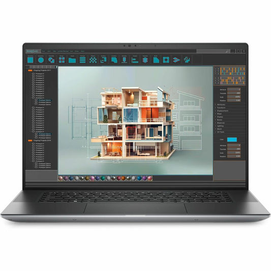 Station de travail mobile Dell Precision 5000 5690 16" - Full HD Plus - Intel Core Ultra 7 165H - Technologie vPro - Plateforme Intel Evo - 32 Go - SSD 1 To - Clavier anglais (États-Unis) - Gris Titan anodisé 728PF
