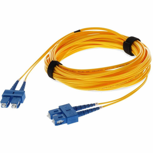 Câble de raccordement jaune duplex SC/SC OS1 en fibre monomode (SMF) AddOn 10 m ADD-SC-SC-10M9SMF