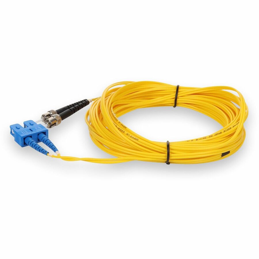 Câble de raccordement jaune en fibre monomode (SMF) duplex ST/SC OS1 AddOn 4 m ADD-ST-SC-4M9SMF