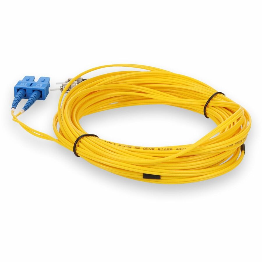Câble de raccordement jaune en fibre monomode (SMF) duplex ST/SC OS1 AddOn 4 m ADD-ST-SC-4M9SMF
