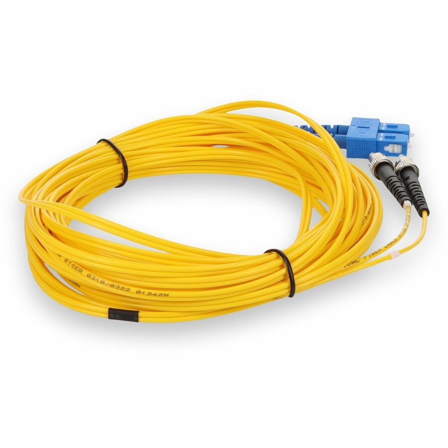 Câble de raccordement jaune en fibre monomode (SMF) duplex ST/SC OS1 AddOn 4 m ADD-ST-SC-4M9SMF