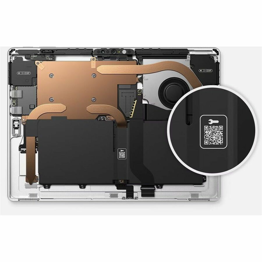 Tablette Microsoft Surface Pro 11 - 13" - Qualcomm Snapdragon X Elite - 16 Go - SSD 512 Go - Windows 11 Pro - Platine IYD-00001
