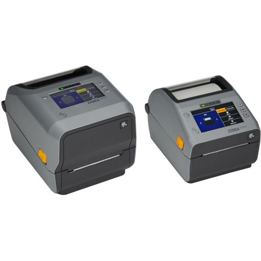 Imprimante thermique directe de bureau Zebra ZD621 - Monochrome - Impression d'étiquettes/reçus - USB - Hôte USB - Série - Bluetooth - Communication en champ proche (NFC) - États-Unis - Avec massicot ZD6A042-D21F00EZ