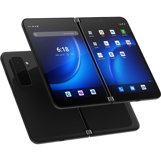 Smartphone Microsoft Surface Duo 2 128 Go - 8,3" AMOLED 2688 x 1892 - Octa-core (Cortex X1Single-core (1 Core) 2,84 GHz + Cortex A78 Triple-core (3 Core) 2,42 GHz + Cortex A55 Quad-core (4 Core) 1,80 GHz - 8 Go RAM - Android 11 - 5G - Glacier 9C1-00001