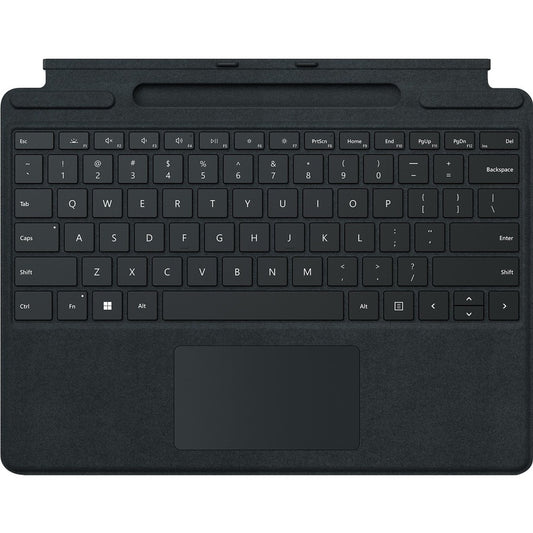 Étui avec clavier et housse Microsoft Signature pour tablette Surface Pro 8 et Surface Pro X - Noir C9B-00001