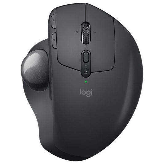 Trackball sans fil avancé Logitech MX ERGO PLUS pour PC et MAC avec cale supplémentaire de 10° 910-005178