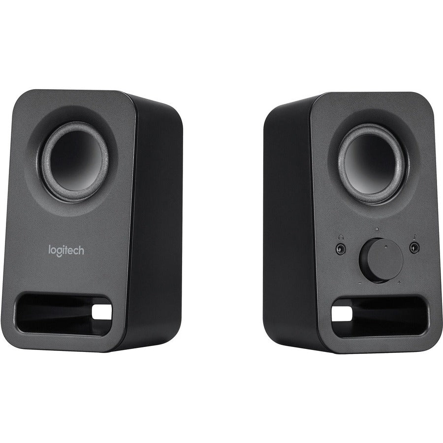 Haut-parleurs multimédia Logitech Z150 avec son stéréo clair (noir minuit, 3 W RMS) 980-000802