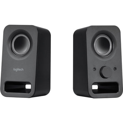 Haut-parleurs multimédia Logitech Z150 avec son stéréo clair (noir minuit, 3 W RMS) 980-000802