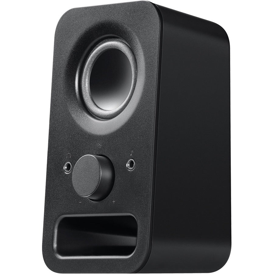 Haut-parleurs multimédia Logitech Z150 avec son stéréo clair (noir minuit, 3 W RMS) 980-000802
