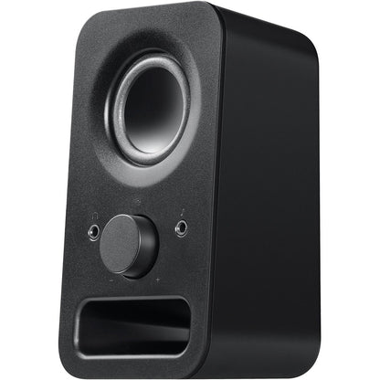 Haut-parleurs multimédia Logitech Z150 avec son stéréo clair (noir minuit, 3 W RMS) 980-000802