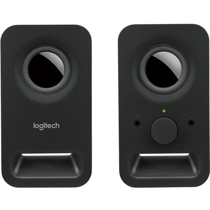 Haut-parleurs multimédia Logitech Z150 avec son stéréo clair (noir minuit, 3 W RMS) 980-000802