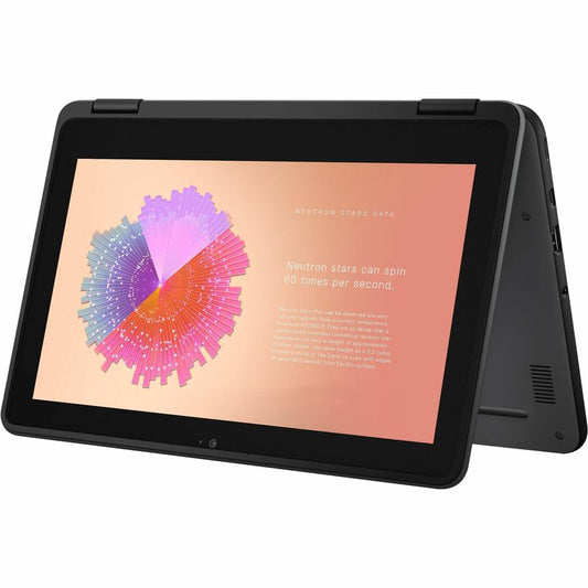 Dell Chromebook 11 3000 11 3110 Chromebook convertible 2 en 1 à écran tactile 11,6" - HD - Intel Celeron N4500 - 4 Go - Mémoire flash 64 Go - Clavier anglais (États-Unis) - Gris TJ37H