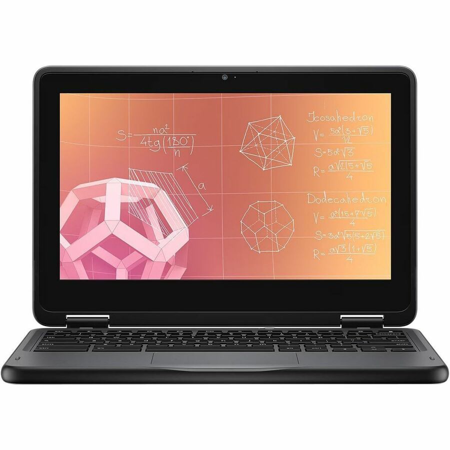 Dell Chromebook 11 3000 11 3110 Chromebook convertible 2 en 1 à écran tactile 11,6" - HD - Intel Celeron N4500 - 4 Go - Mémoire flash 64 Go - Clavier anglais (États-Unis) - Gris TJ37H