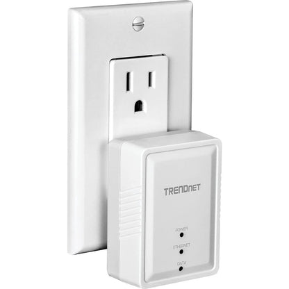 TRENDnet Kit d'adaptateurs Powerline 500 AV Nano, comprend 2 adaptateurs TPL-406E, compatible avec Powerline 600-500-200, Windows 10, 8.1, 8, 7, Vista, XP, installation Plug &amp; Play, blanc, TPL-406E2K TPL-406E2K