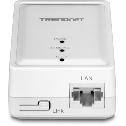 TRENDnet Kit d'adaptateurs Powerline 500 AV Nano, comprend 2 adaptateurs TPL-406E, compatible avec Powerline 600-500-200, Windows 10, 8.1, 8, 7, Vista, XP, installation Plug &amp; Play, blanc, TPL-406E2K TPL-406E2K