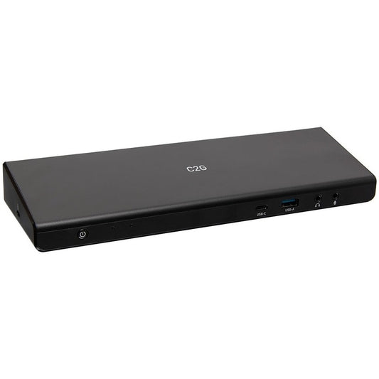 Station d'accueil pour triple écran USB C C2G, HDMI, DisplayPort, Ethernet, USB - Alimentation jusqu'à 85 W C2G54535