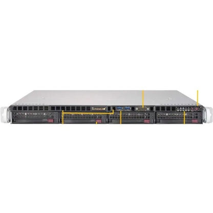 Système Barebone SuperMicro SuperServer 5019P-MT - Montable en rack 1U - Socket P LGA-3647 - 1 x prise en charge du processeur SYS-5019P-MT