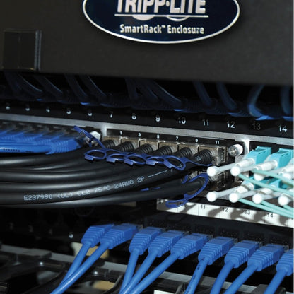 Tripp Lite by Eaton High Density Copper / Fiber Enclosure Panel, 1U, 4-Cassette Capacity N484-12SFP-K