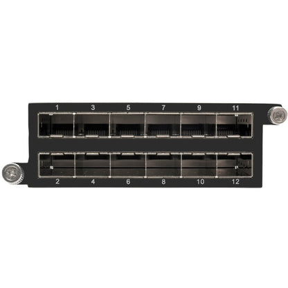 Tripp Lite by Eaton High Density Copper / Fiber Enclosure Panel, 1U, 4-Cassette Capacity N484-12SFP-K