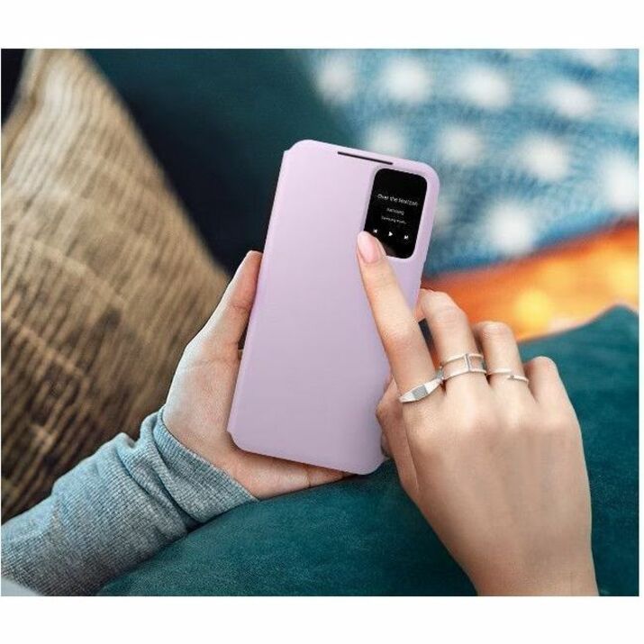 Samsung Carrying Case (Wallet) Samsung Galaxy S23+ Smartphone - Lavender EF-ZS916CVEGCA