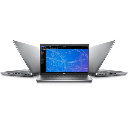 Station de travail mobile Dell Precision 3000 3470 14" - Full HD - Intel Core i7 12e génération i7-1260P - 16 Go - SSD 512 Go - Clavier anglais (États-Unis) - Gris titane 7NP33