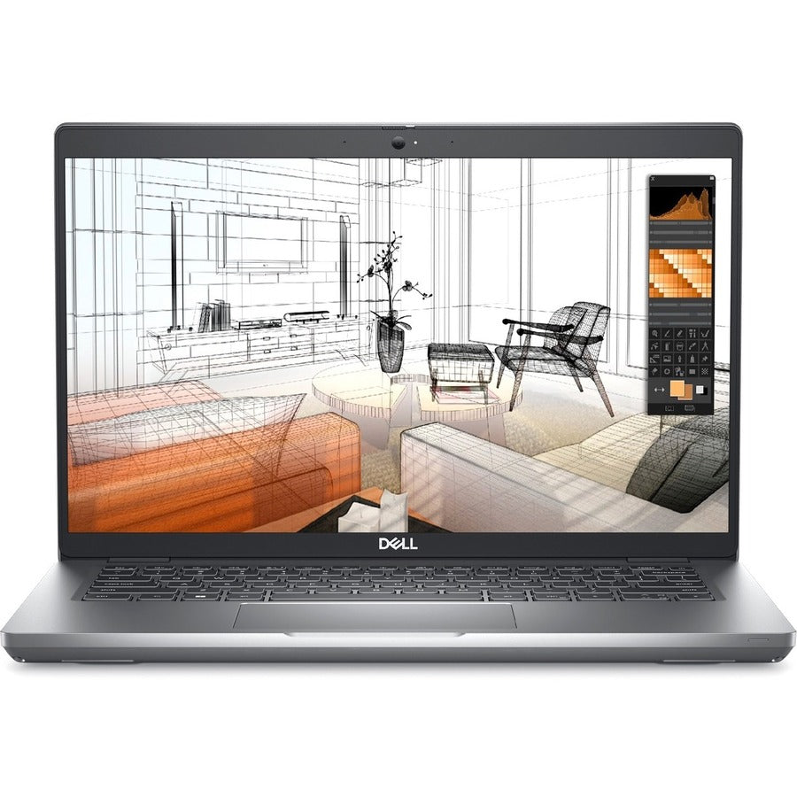 Station de travail mobile Dell Precision 3000 3470 14" - Full HD - Intel Core i7 12e génération i7-1260P - 16 Go - SSD 512 Go - Clavier anglais (États-Unis) - Gris titane 7NP33