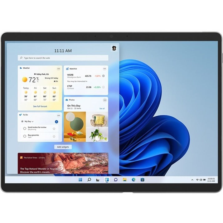 Tablette Microsoft Surface Pro 8 - 13" - 8 Go - SSD 256 Go - Windows 10 Pro - 4G - Platine EIJ-00017