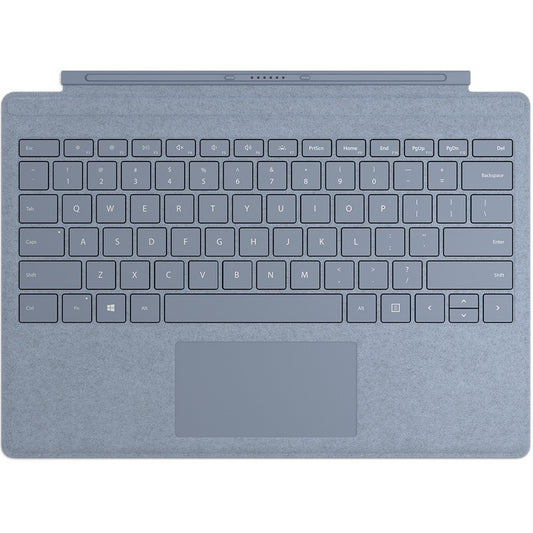 Étui clavier/housse Microsoft Signature Type Cover pour tablette Microsoft Surface Pro 7+, Surface Pro 7, Surface Pro 3, Surface Pro 4, Surface Pro (5e génération), Surface Pro 6 - Bleu glacier GFZ-00101