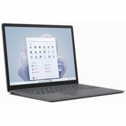 Ordinateur portable Microsoft Surface Laptop 5 13,5" à écran tactile - Intel Core i5 - 8 Go - SSD 256 Go - Clavier anglais - Platinum R1B-00001