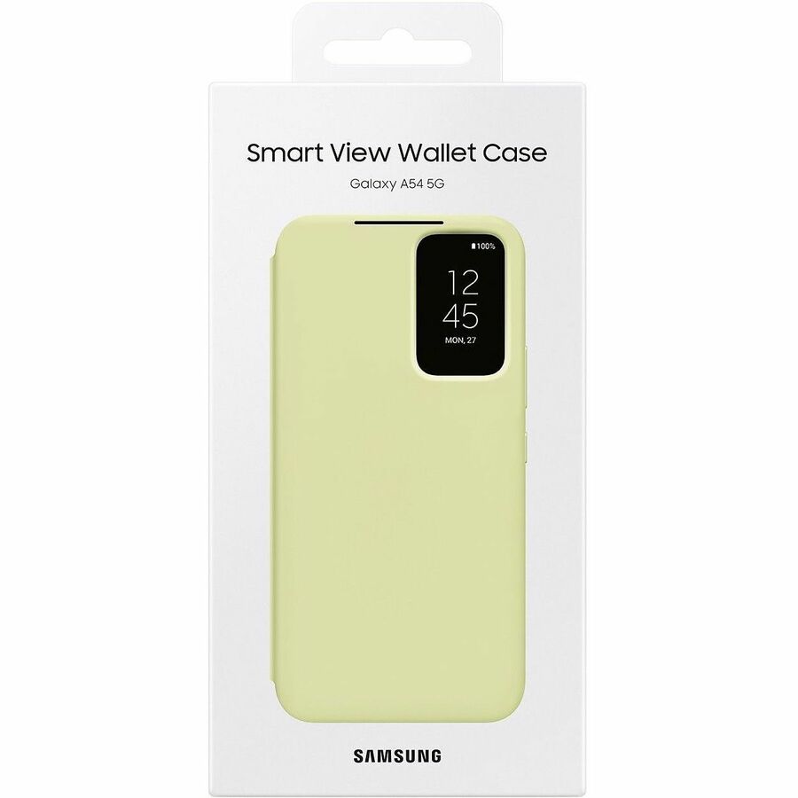 Samsung Carrying Case (Wallet) Samsung Galaxy A54 5G Smartphone - Lime EF-ZA546CGEGCA
