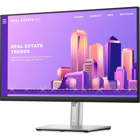 Moniteur LED Full HD Dell P2422H 24 pouces - 16:9 - Noir, Argent DELL-P2422H
