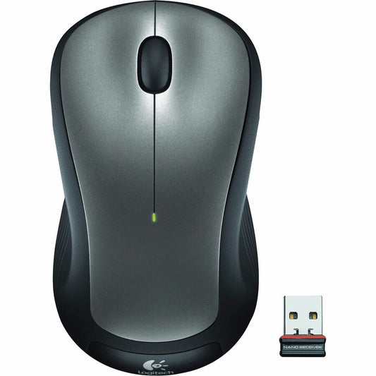 Souris sans fil Logitech M310, 2,4 GHz avec récepteur USB Nano, suivi optique 1000 DPI, batterie de 18 mois, ambidextre, compatible avec PC, Mac, ordinateur portable, Chromebook (ARGENT) 910-001675