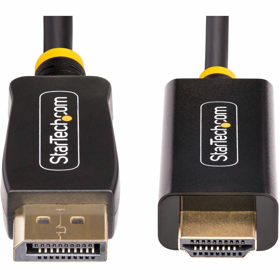 StarTech.com Câble adaptateur DisplayPort vers HDMI de 1 m, 4K 60 Hz avec HDR, câble DP vers HDMI 2.0b, convertisseur vidéo actif 3F-DP-HDMI-4K60-HDR