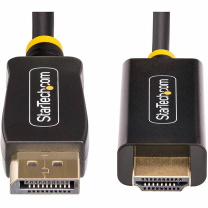 StarTech.com Câble adaptateur DisplayPort vers HDMI de 1 m, 4K 60 Hz avec HDR, câble DP vers HDMI 2.0b, convertisseur vidéo actif 3F-DP-HDMI-4K60-HDR