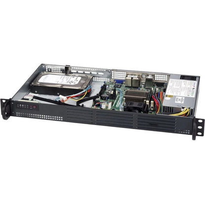 Serveur montable en rack 1U SuperMicro SuperServer 5018A-LTN4 - Intel Atom C2358 - Contrôleur Serial ATA/600 SYS-5018A-LTN4