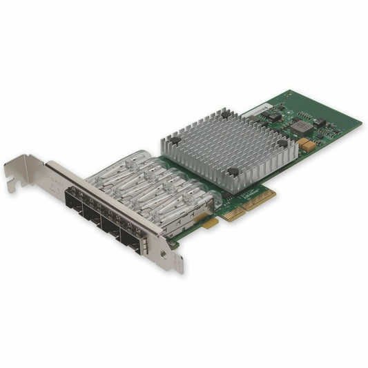 Carte d'interface réseau PCIe x8 à quatre ports ouverts SFP+ AddOn 10 Gb/s ADD-PCIE-4SFP